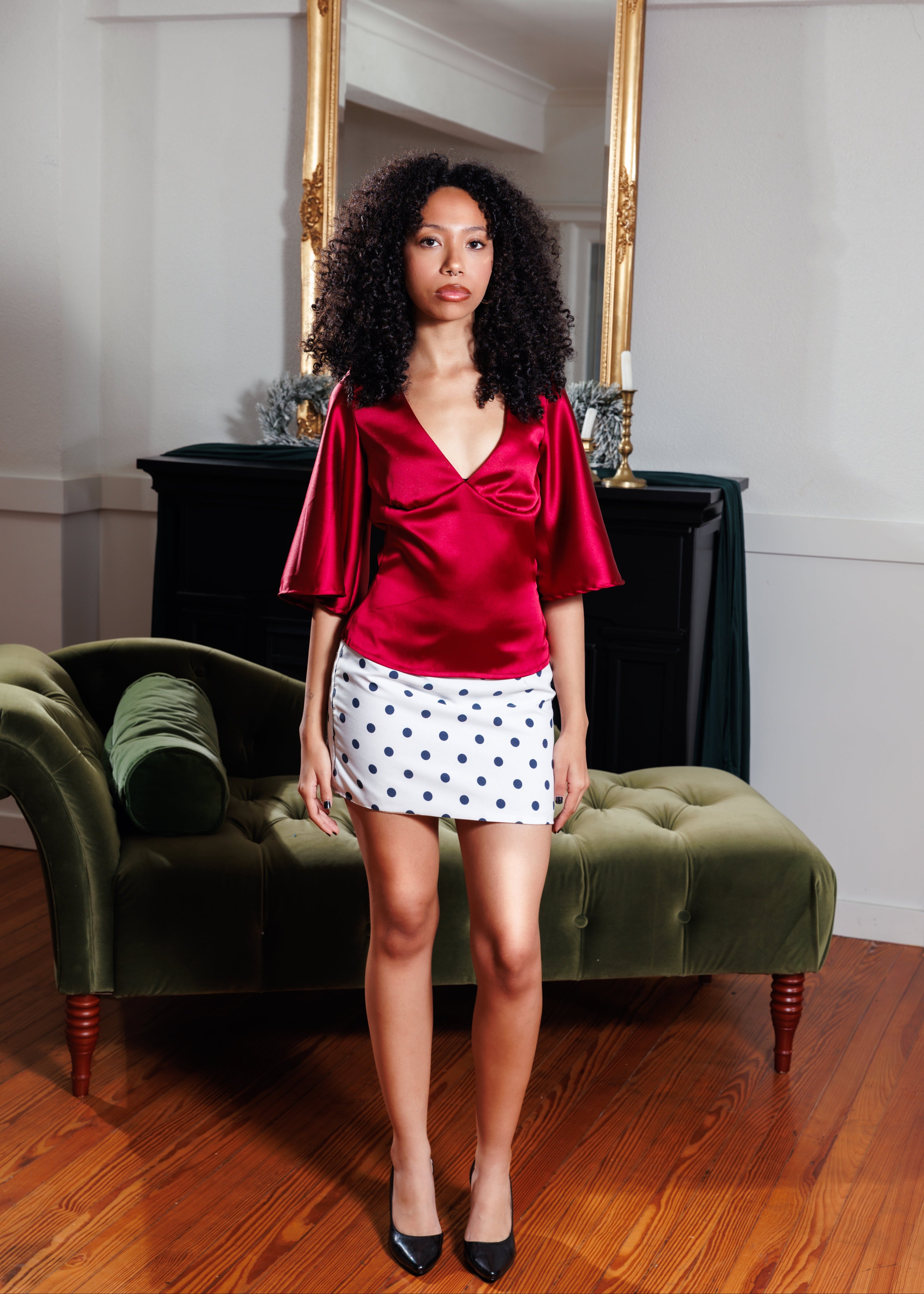 Polka Princess Mini Skirt